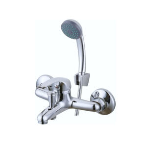Llave Monomando Tina Ducha Cromada + Accesorios Mirage Taumm