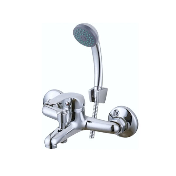 Llave Monomando Tina Ducha Cromada + Accesorios Mirage Taumm