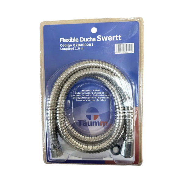 Manguera Ducha Flexible 1.60cm Acero Inox. Buena Calidad