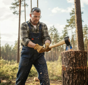 Hacha Profesional Ferret Tools 1250g - Mango de Madera 70cm en maipu chile