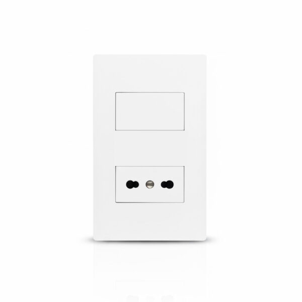 Toma corriente simple 10/16Amp con Interruptor 9/12 Want