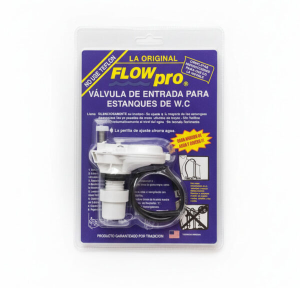 Válvula de entrada para estanque de WC FLOWPRO