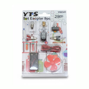 set electricidad escolar, kit circuitos básicos, experimentos electricidad niños, material didáctico ciencia, proyectos energía escolar, aprender electricidad casera, yts set escolar.