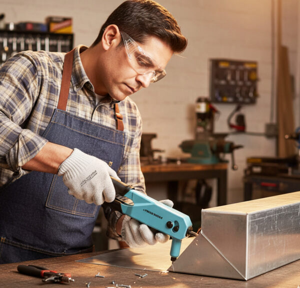 remachadora de metal