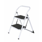 Escalera Taburete de 2 Peldaños Plegable: Seguridad y Resistencia