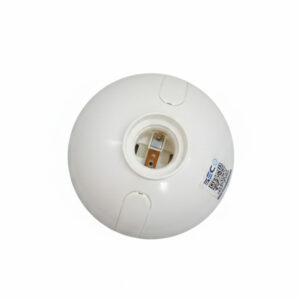 portalámpara E27, Lexo Electric, soquete ovalado, base para ampolleta, materiales eléctricos, iluminación residencial, portalámpara blanco, certificación SEC, repuestos eléctricos, SupplyMax