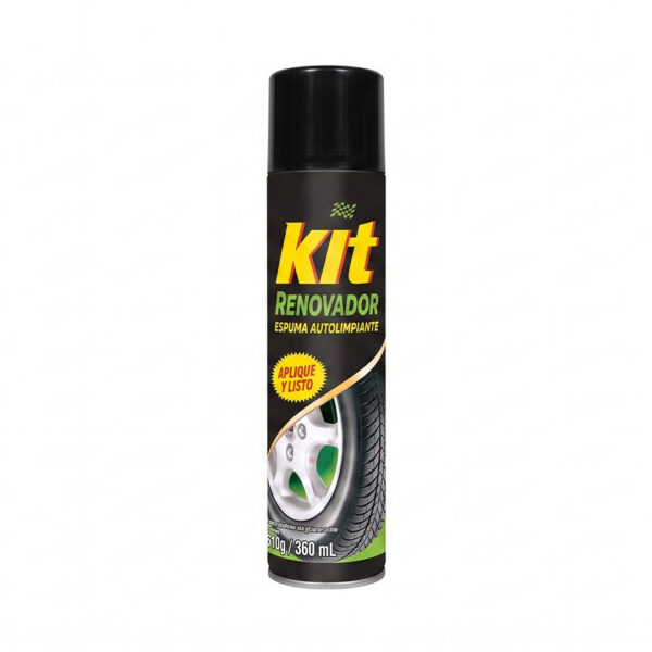 El Renovador de Neumáticos Kit es la solución profesional definitiva para quienes buscan mantener su vehículo impecable con el mínimo tiempo de trabajo. Su avanzada fórmula en espuma autolimpiante penetra en los poros del caucho, eliminando la suciedad acumulada y dejando un acabado negro profundo y brillante.