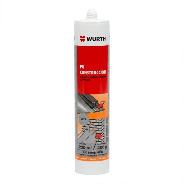 Adhesivo y sellador de poliuretano PU Construccion WURTH