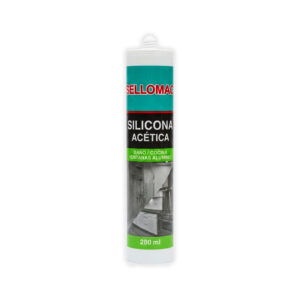 Silicona Acética Sellomac 280 ml – Sellador Multiuso para Baño, Cocina y Aluminio