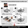 Pilas Alcalinas Duracell D Grande para calefon de agua