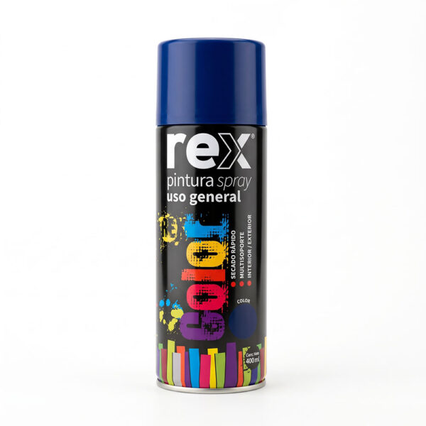 Pintura en Spray Uso General REX Azul Oscuro - 400 ml